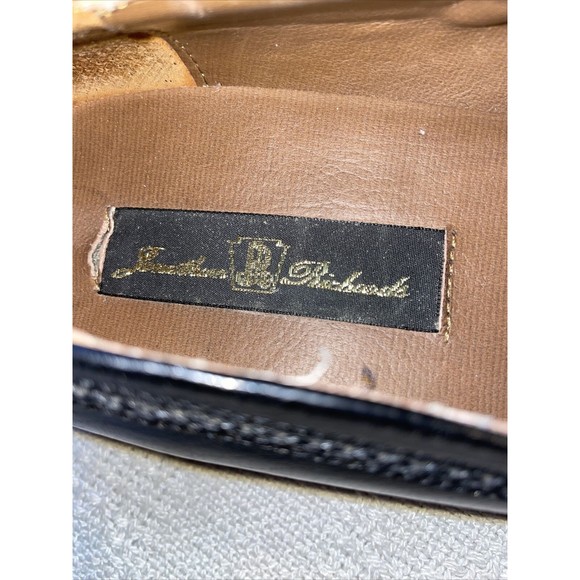 Jonathan Richards Dress Shoes Men’s Size 9.5 Medium Black Leather Slip On Formal - Picture 2 of 12